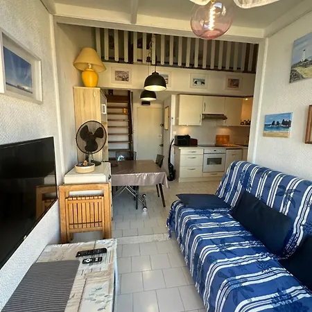 Apartamento T3 Climatise 40m2 Piscine Parking Prive 2 Secteur Falaises 50 M De La Proche Centre-port 4 Personnes *