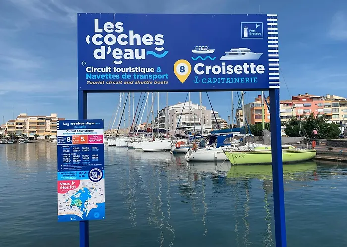 T3 Climatise 40m2 Piscine Parking Prive 2 Secteur Falaises 50 M De La Proche Centre-port 4 Personnes דירה אגדה